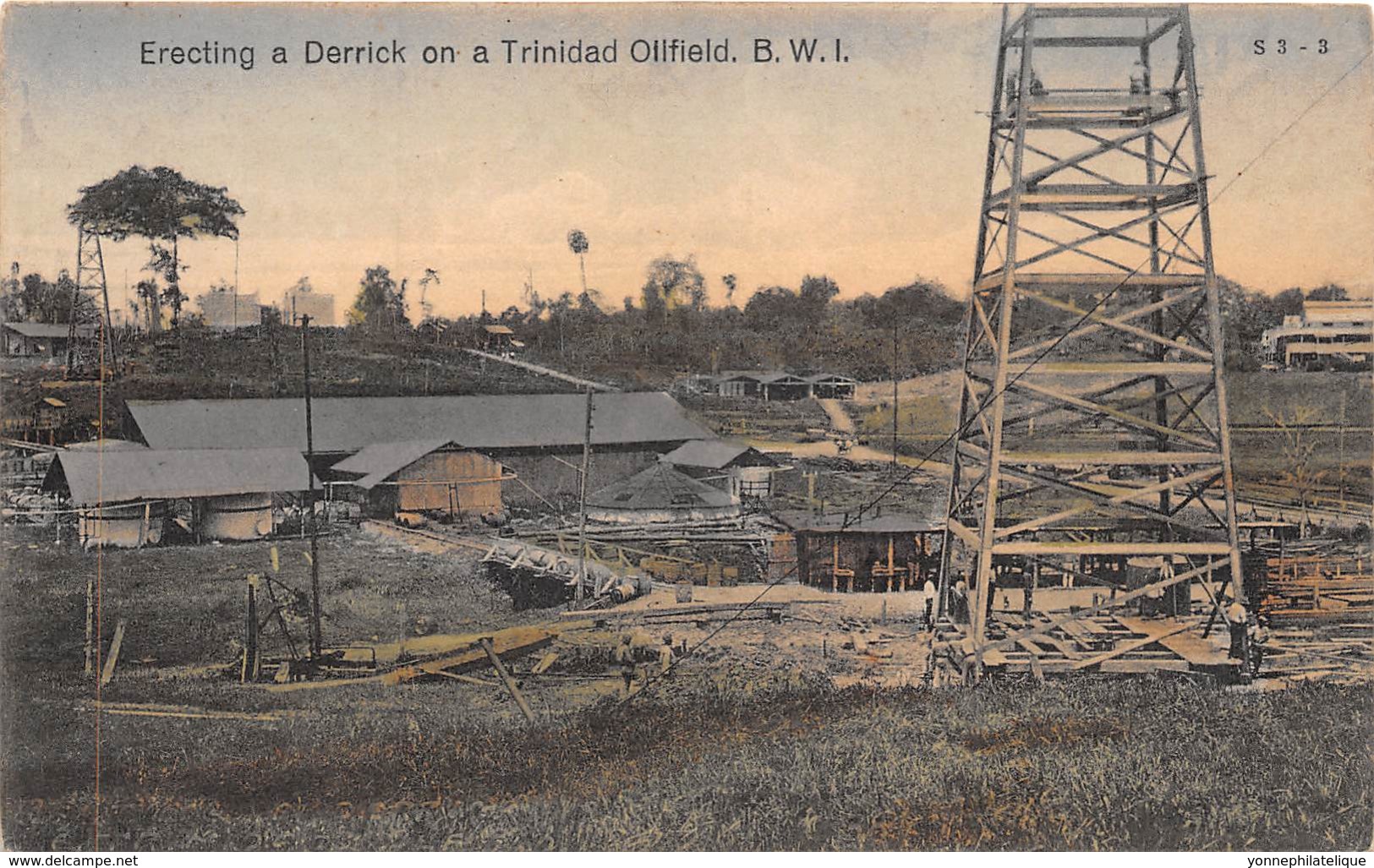 Trinidad - Topo / 22 - Erecting A Derrick - Trinidad