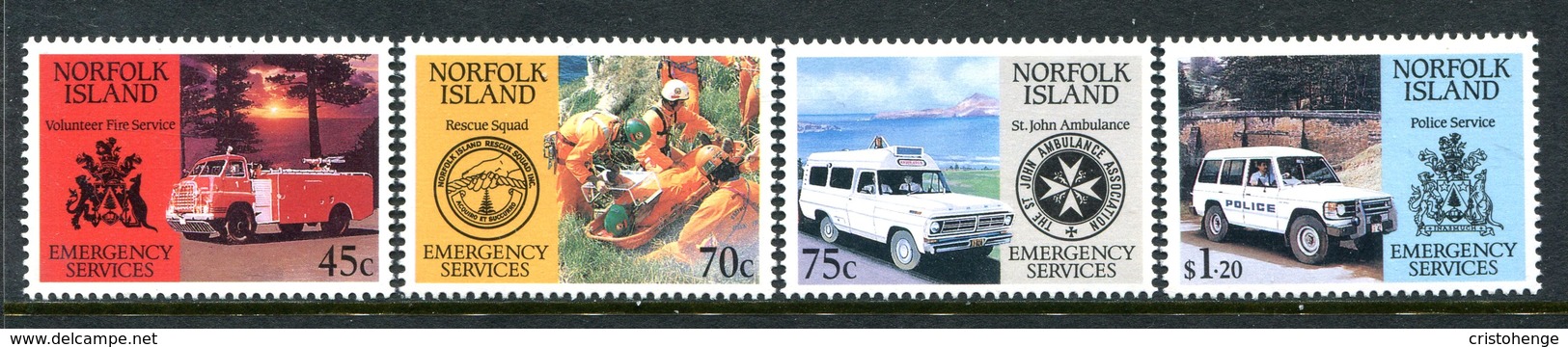 Norfolk Island 1993 Emergency Services Set MNH (SG 546-549) - Norfolk Island