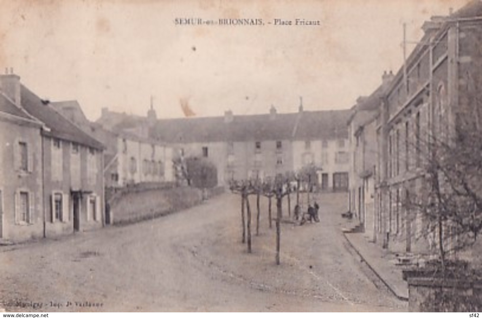 SEMUR EN BRIONNAIS     PLACE FRICAUT - Autres & Non Classés