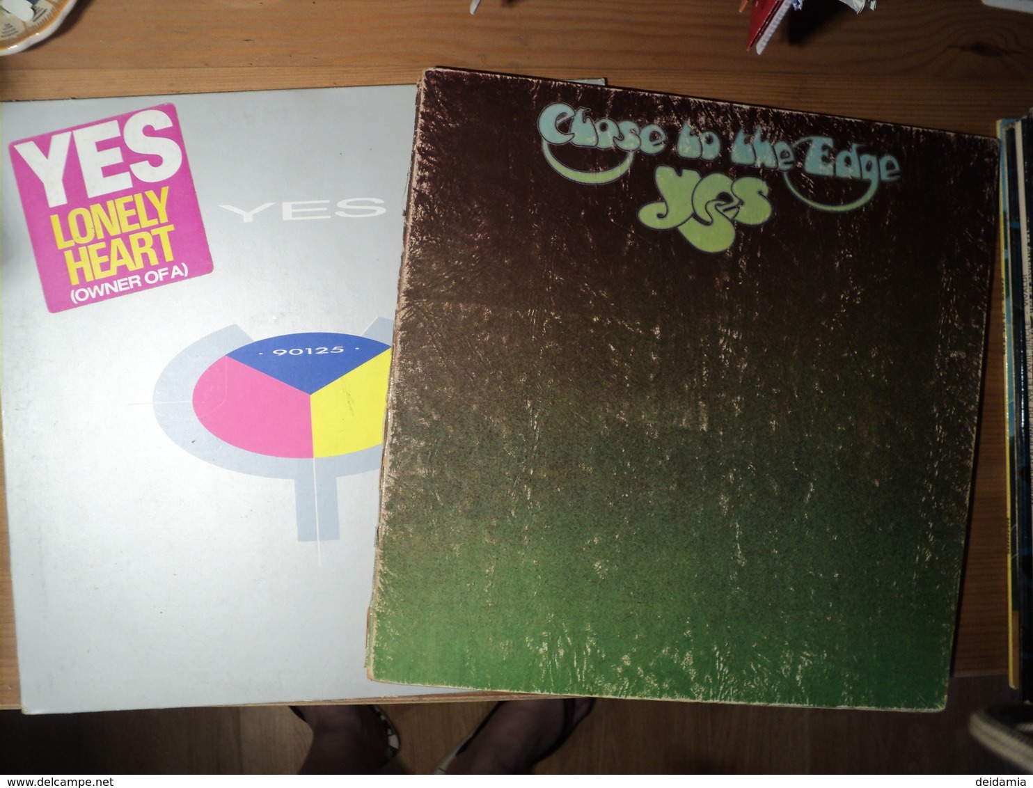 YES. LOT DE DEUX 33 TOURS. 1972 / 1983. CHOSE TO THE EDGE / 90125 ATLANTIC 50 012 / 790125 1. CORD OF LIFE / ECLIPSE / - Disco, Pop