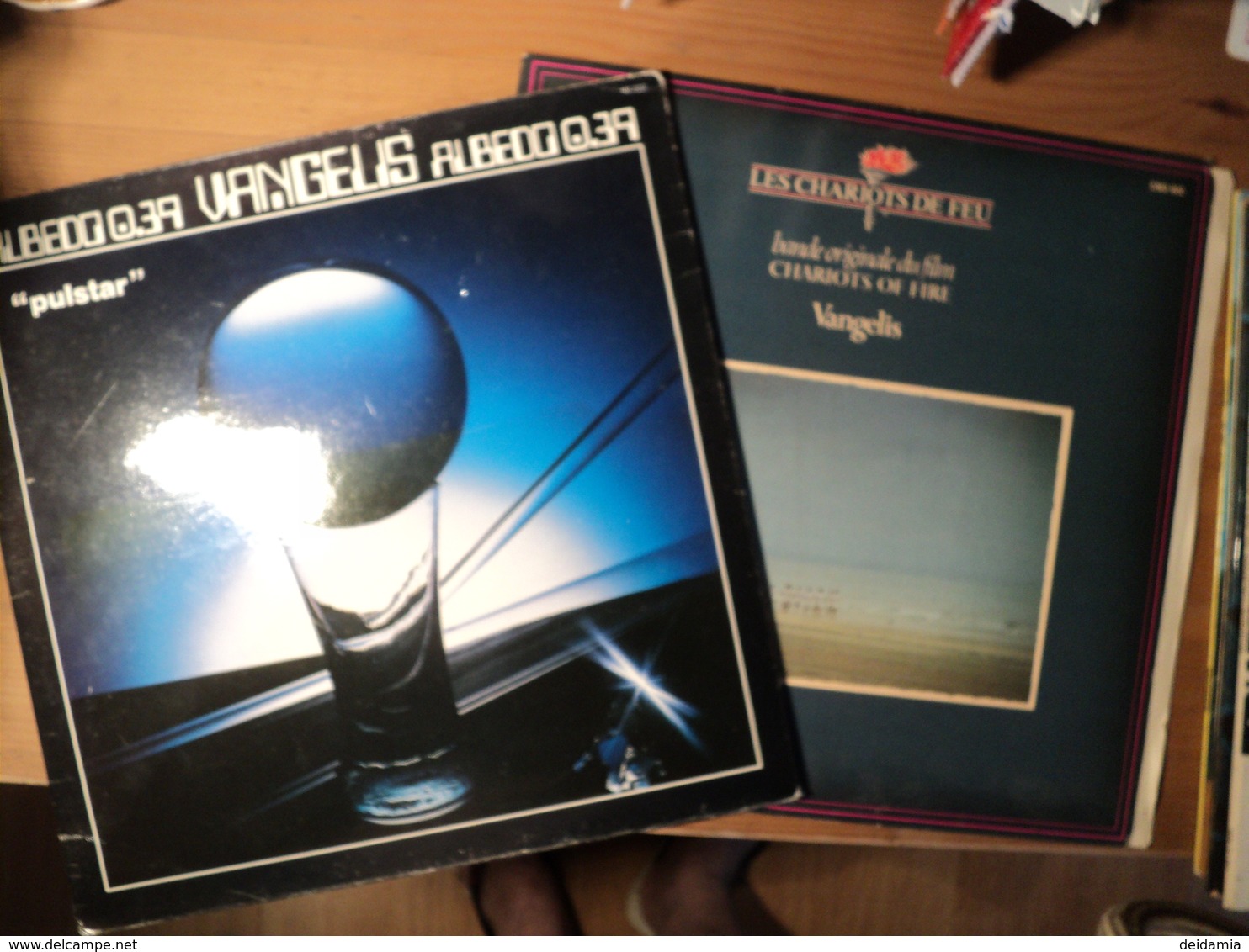 VANGELIS. LOT DE DEUX 33 TOURS. 1976 / 1981. LES CHARIOTS DE FEU / ALBEDO 0.39 POLYDOR 2383 602 / RCA RS 1080. TITLES / - Soundtracks, Film Music