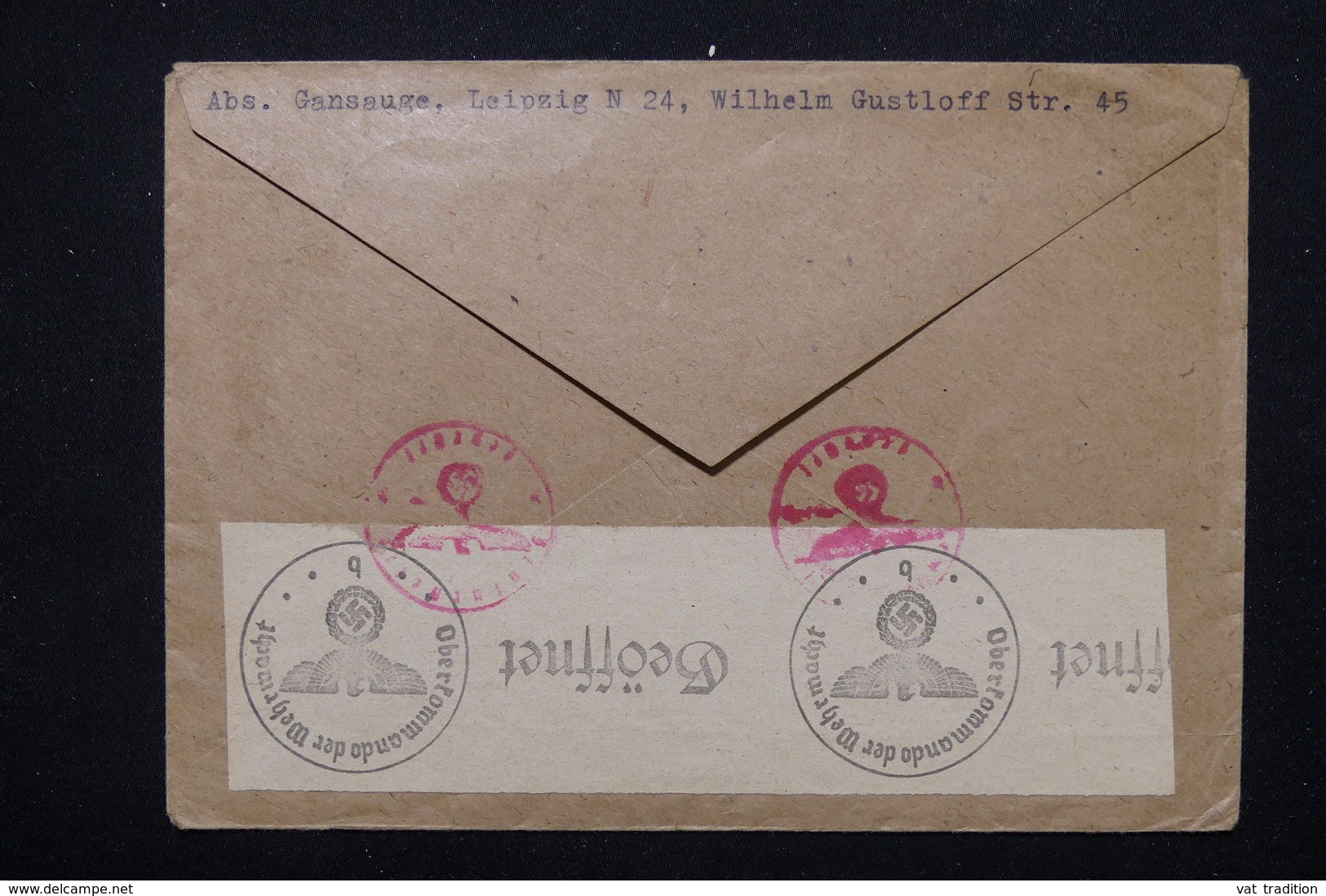 ALLEMAGNE - Enveloppe De Leipzig Pour Prisonnier En France En 1945 - L 21714 - Lettres & Documents