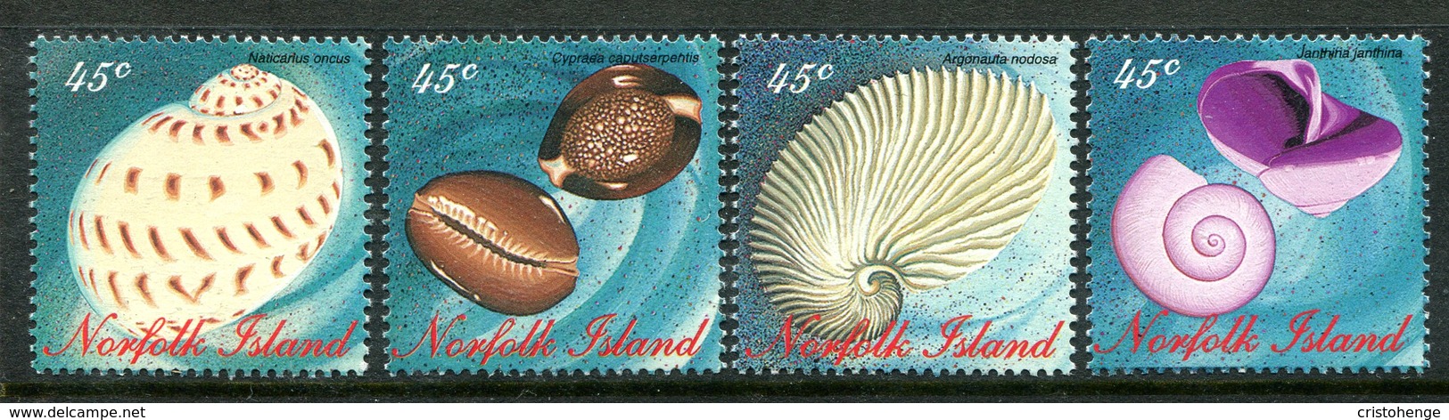 Norfolk Island 1996 Shells Set MNH (SG 620-623) - Norfolk Island