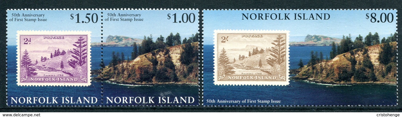 Norfolk Island 1997 50th Anniversary Of Norfolk Island Stamps Set MNH (SG 644-646) - Norfolk Island