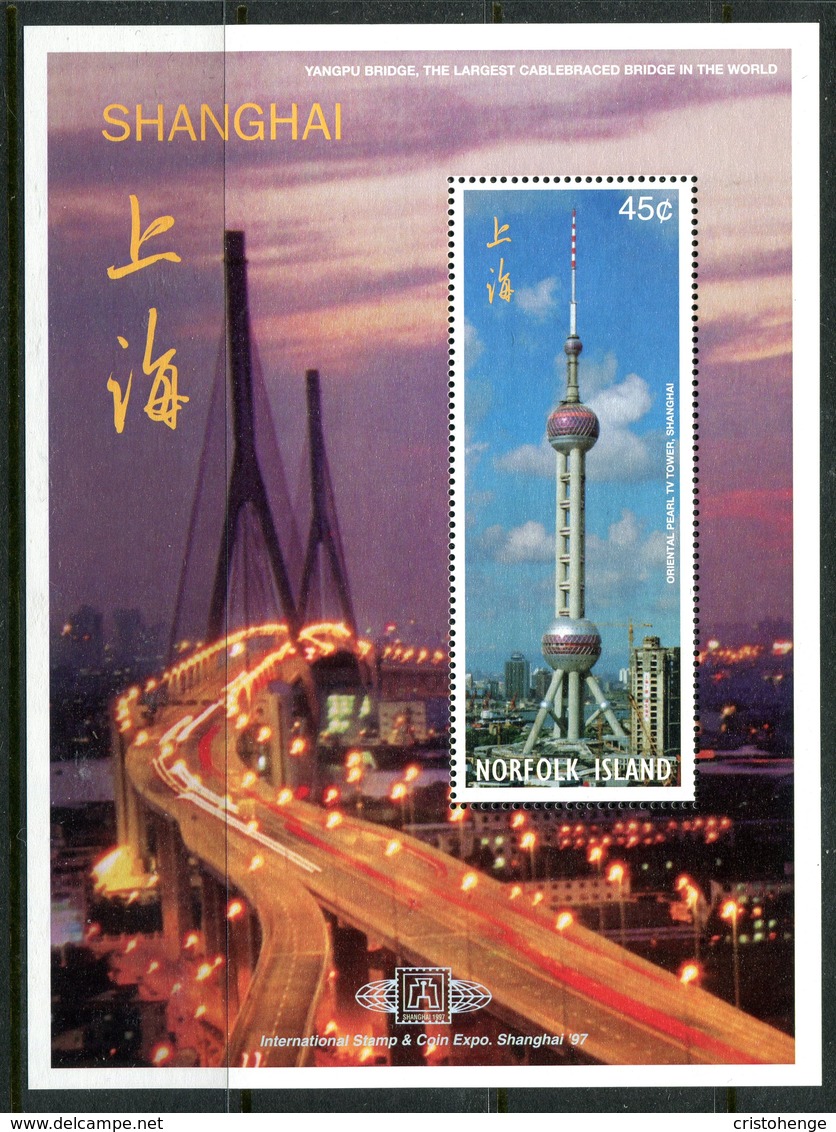 Norfolk Island 1997 Shanghai '97 Stamp Exhibition MS MNH (SG MS656) - Isla Norfolk