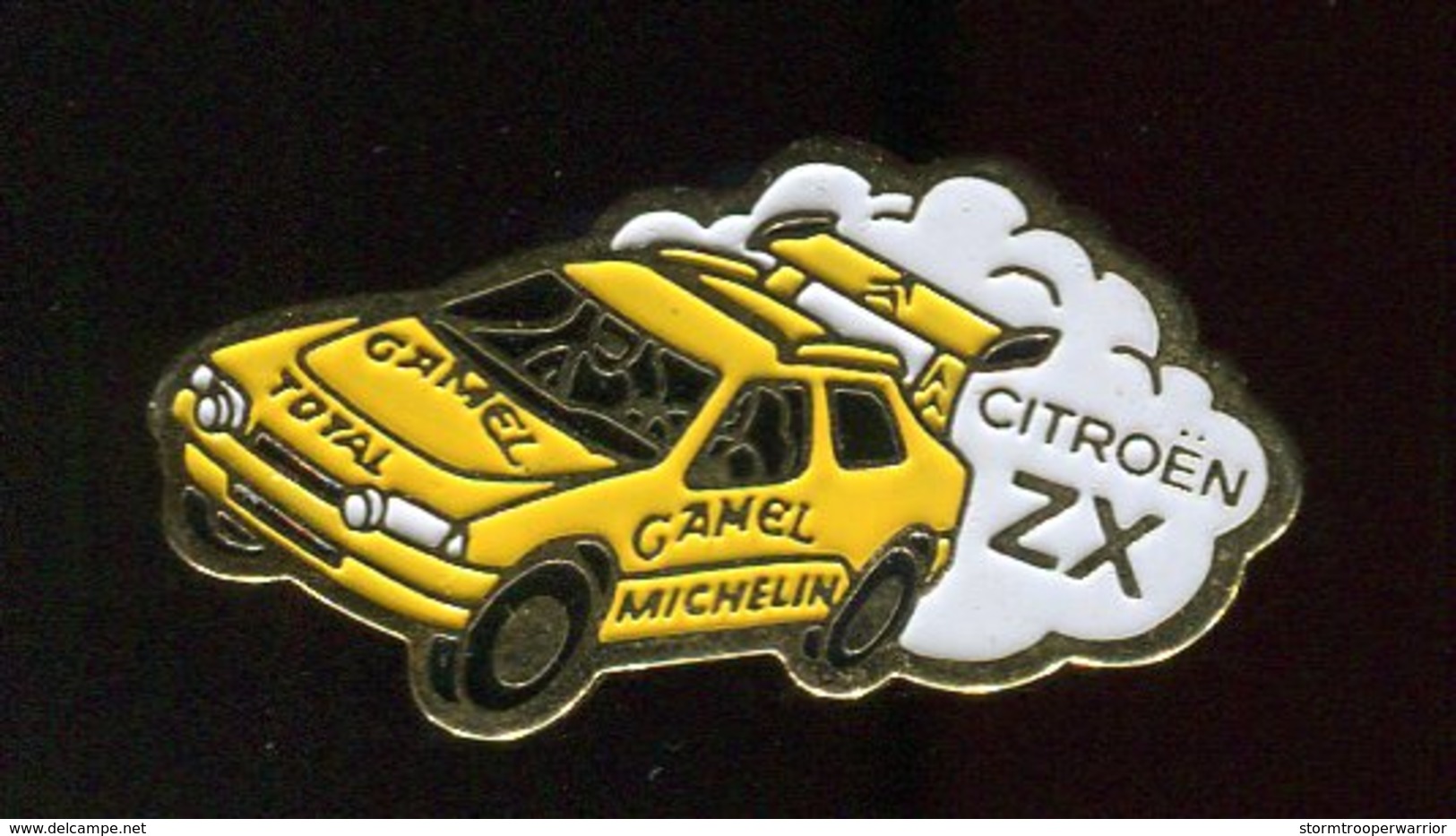 Pin's - Voiture Rallye Citroen ZX Camel Michelin - Citroën