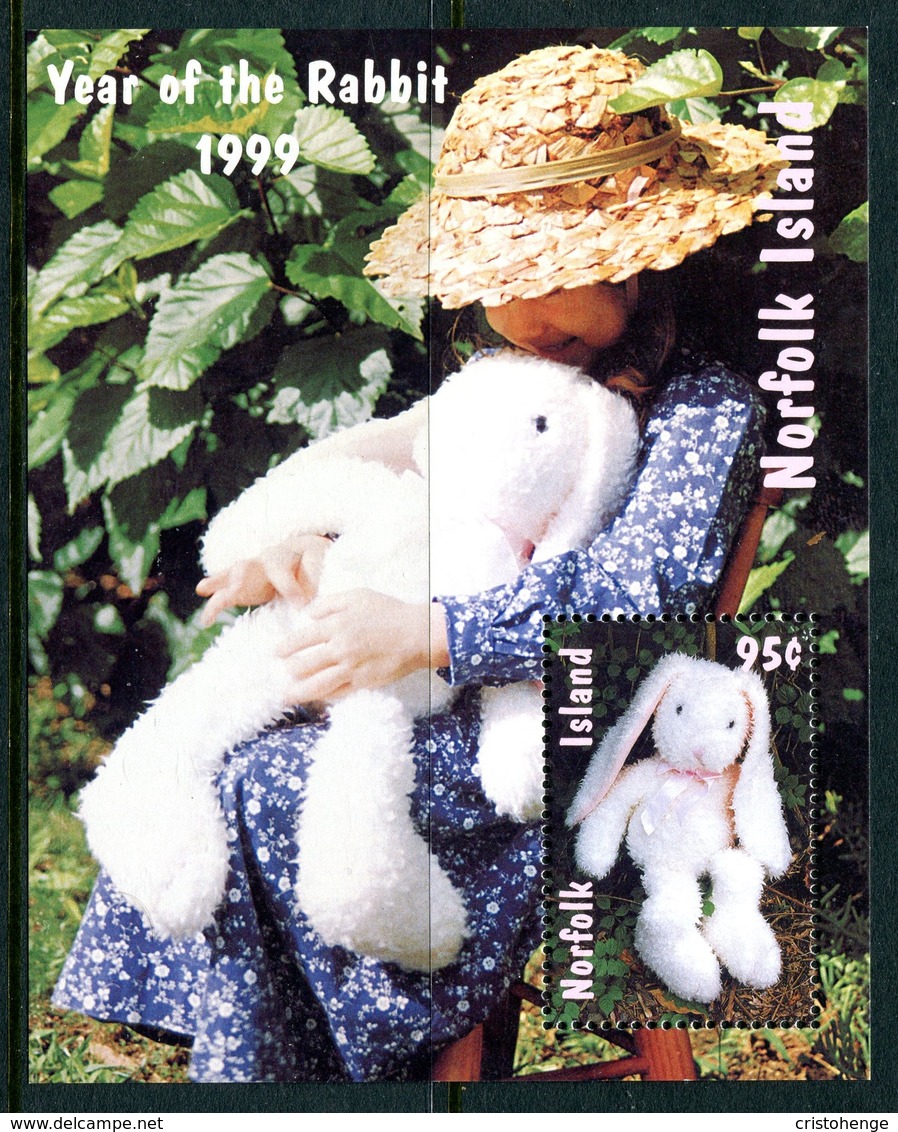 Norfolk Island 1999 Chinese New Year - Year Of The Rabbit MS MNH (SG MS692) - Norfolk Island