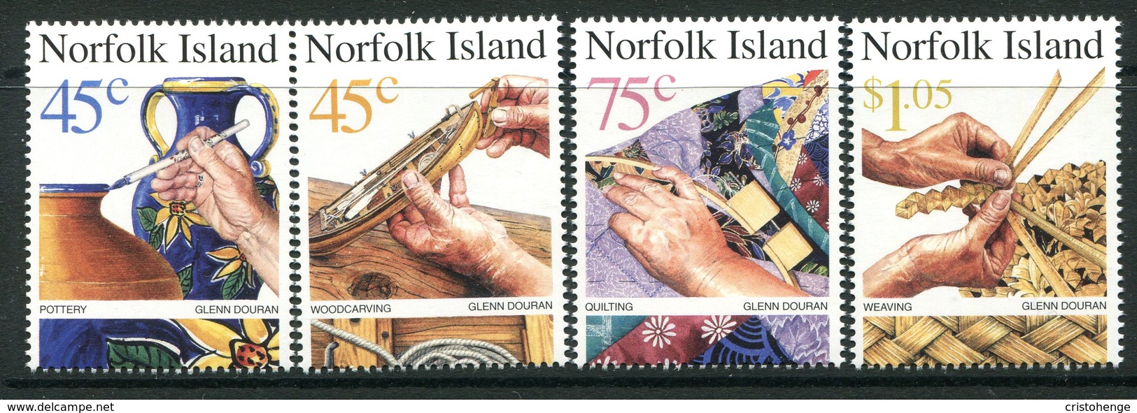 Norfolk Island 1999 Handicrafts Set MNH (SG 708-711) - Norfolk Island