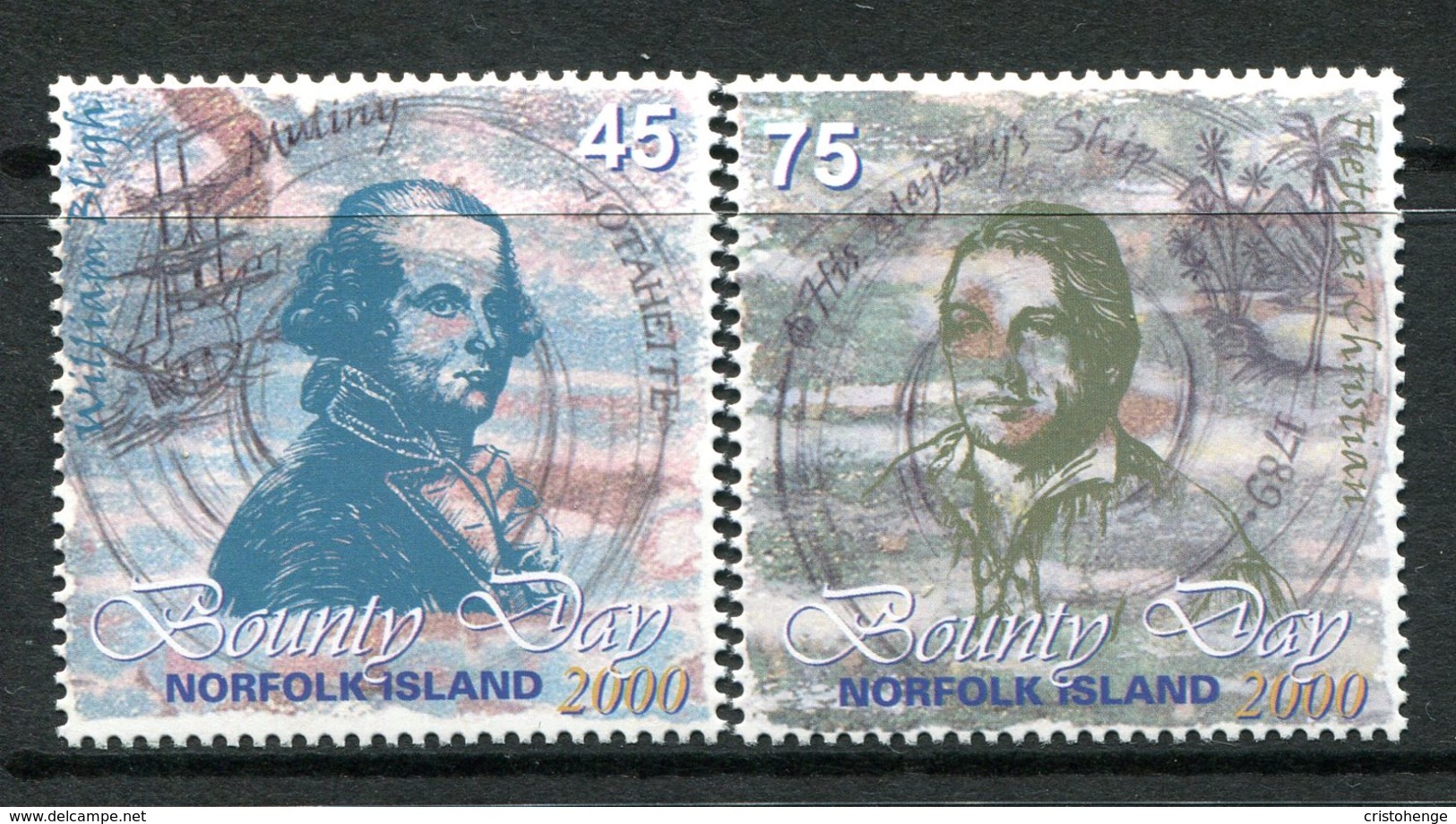 Norfolk Island 2000 Bounty Day Set MNH (SG 733-734) - Norfolk Island