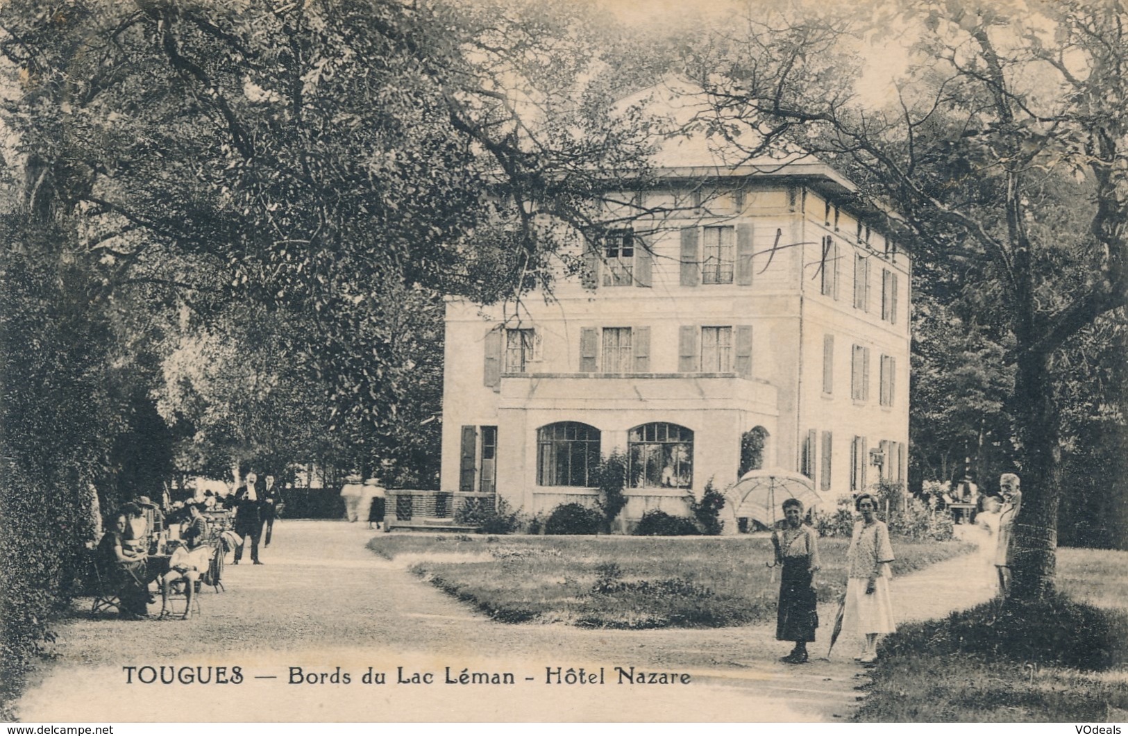 CPA - France - (74) Haute Savoie - Tougues - Bords Du Lac Léman - Hôtel Nazare - Andere & Zonder Classificatie