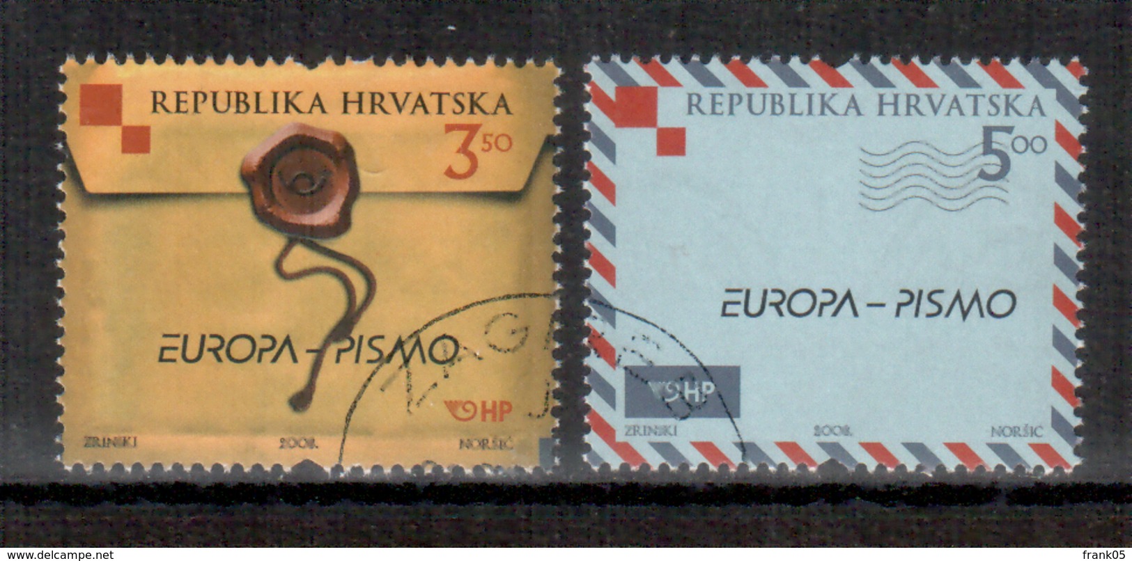 Kroatien / Croatia / Croatie 2008 Satz/set EUROPA Gestempelt/used - 2008