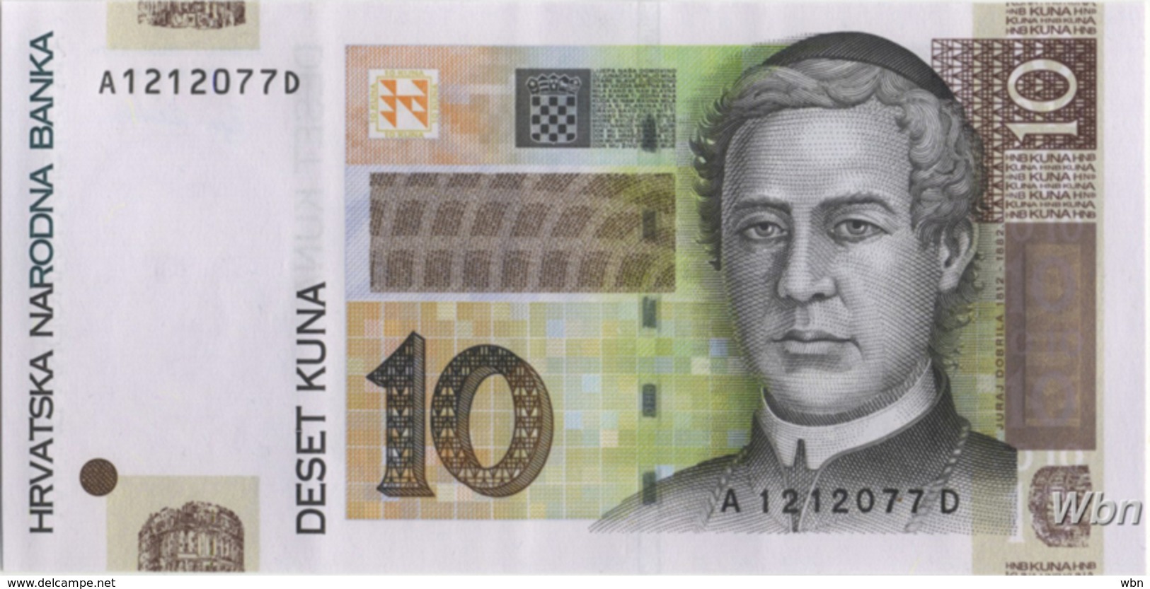 Croatie 10 Kuna (P38) 2001 -UNC- - Croacia