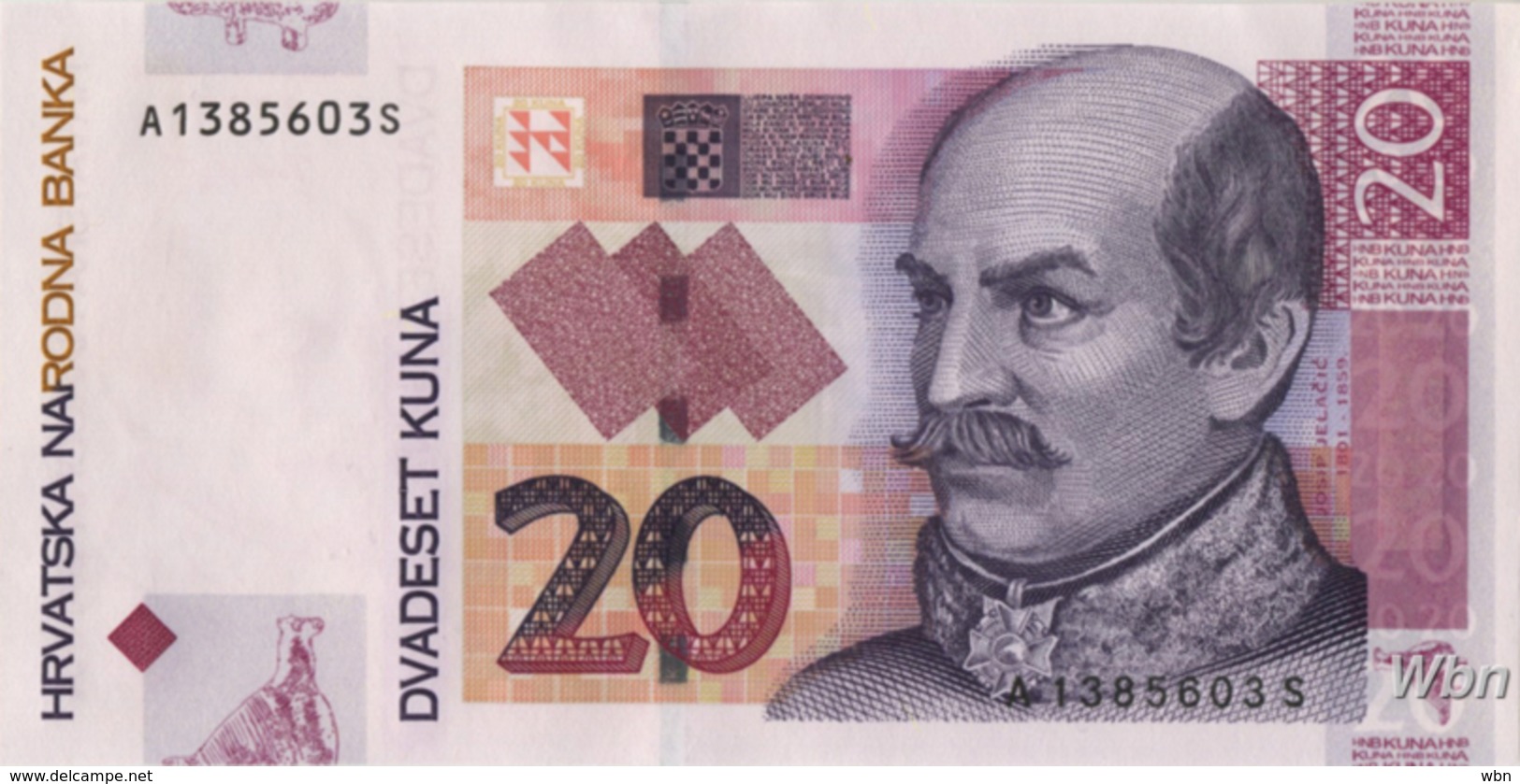 Croatie 20 Kuna (P39) 2012 -UNC- - Croatia