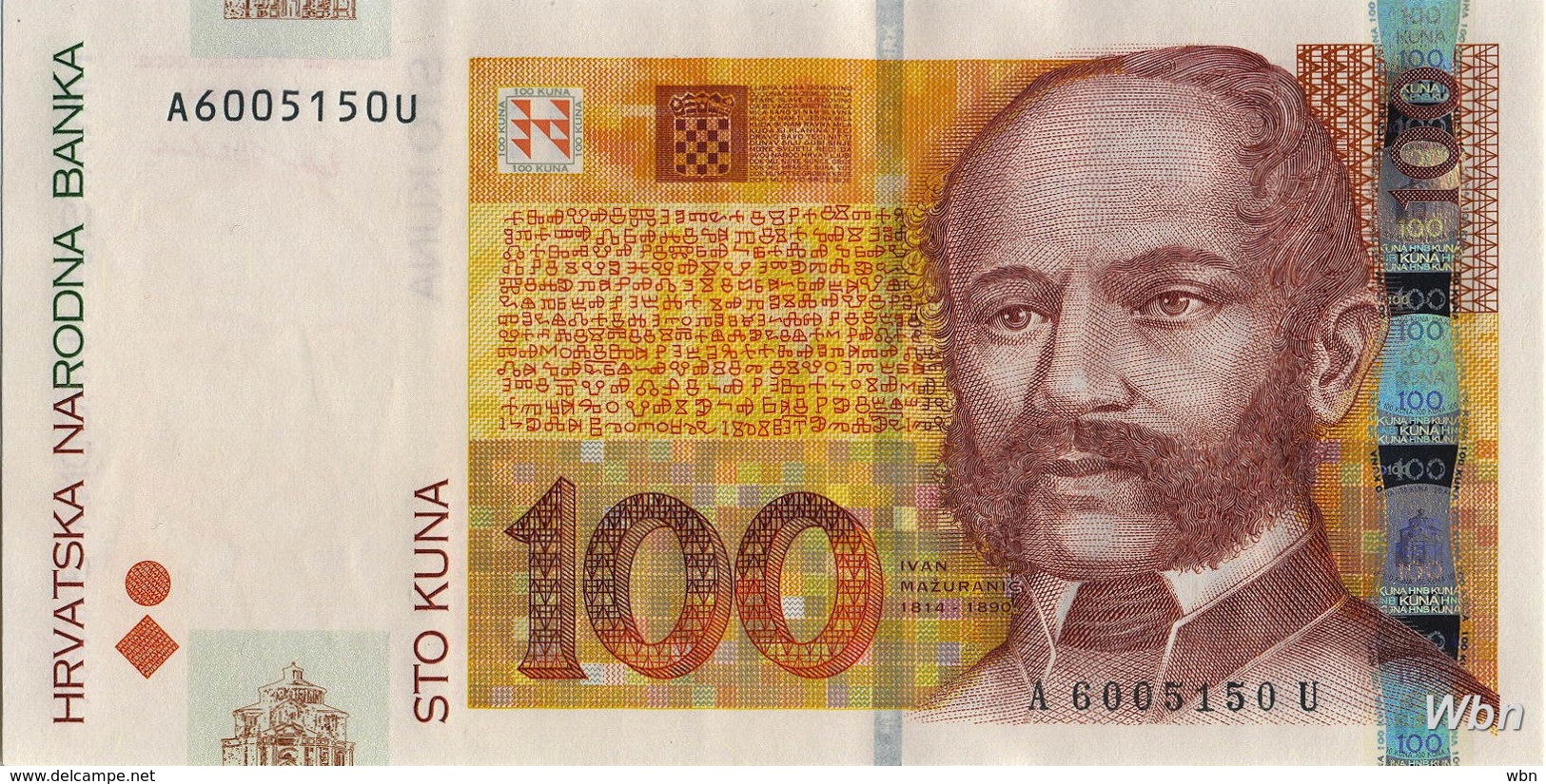 Croatie 100 Kuna (P41) 2002 -UNC- - Croatie