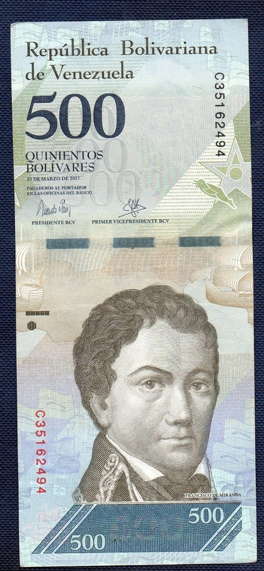 Venezuela 2017, 500 Bolívares (UNC) - Venezuela