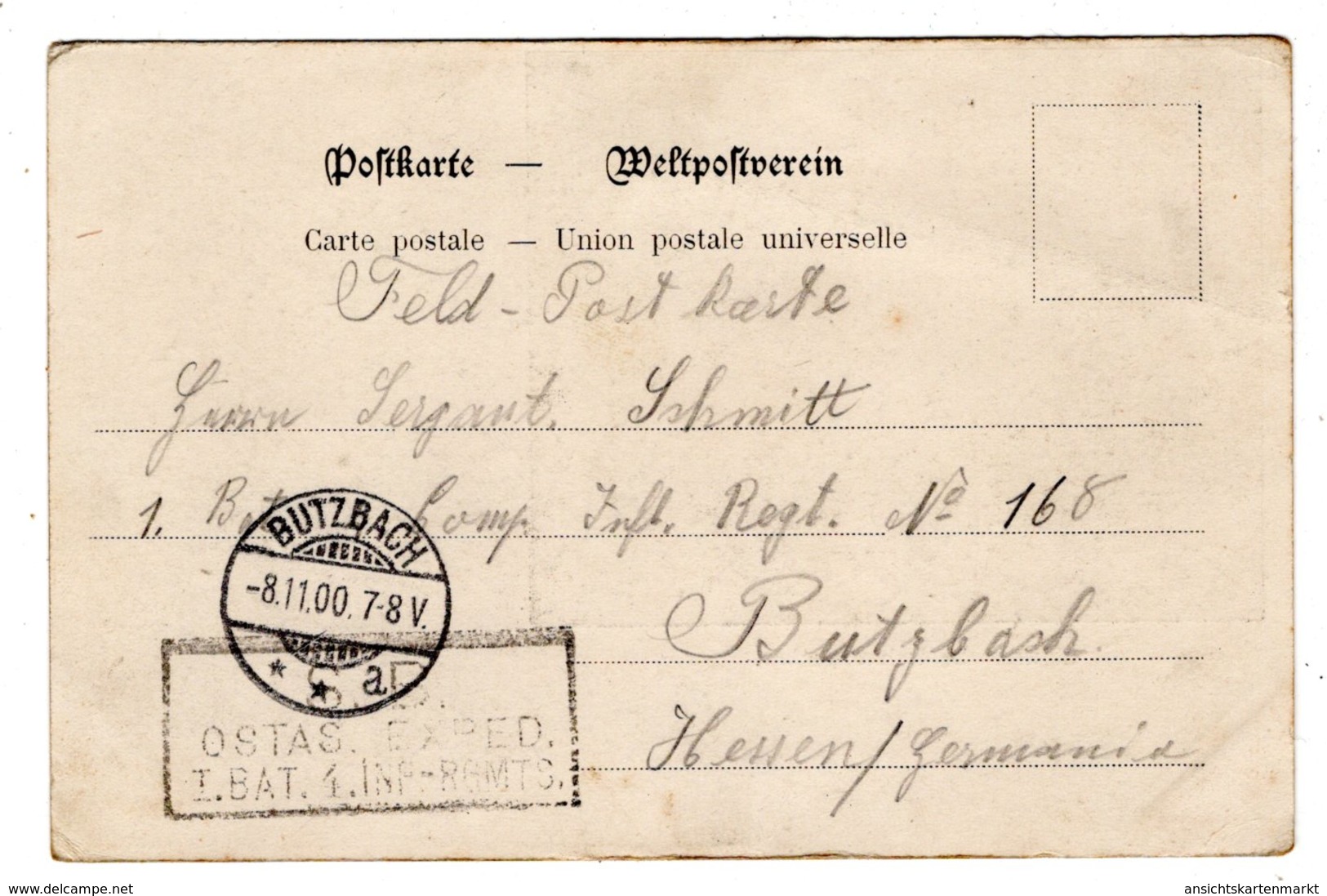 Chinesische Opiumraucher, Mit Stempel S. B. Ostasienexpedition, Marine, Alte Postkarte 1900 - Asie