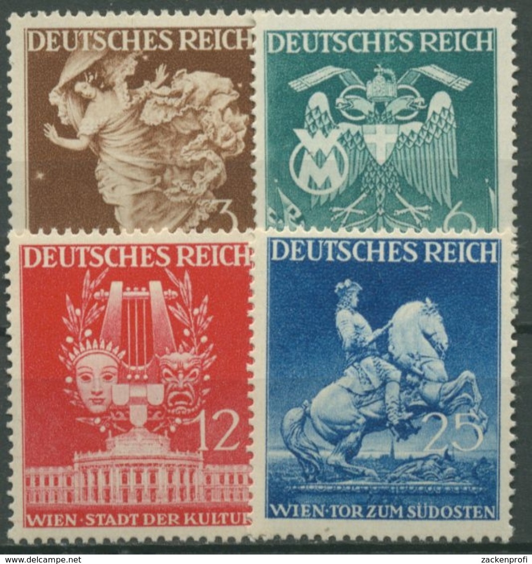 Deutsches Reich 1941 Wiener Frühjahrsmesse 768/71 Postfrisch - Ungebraucht