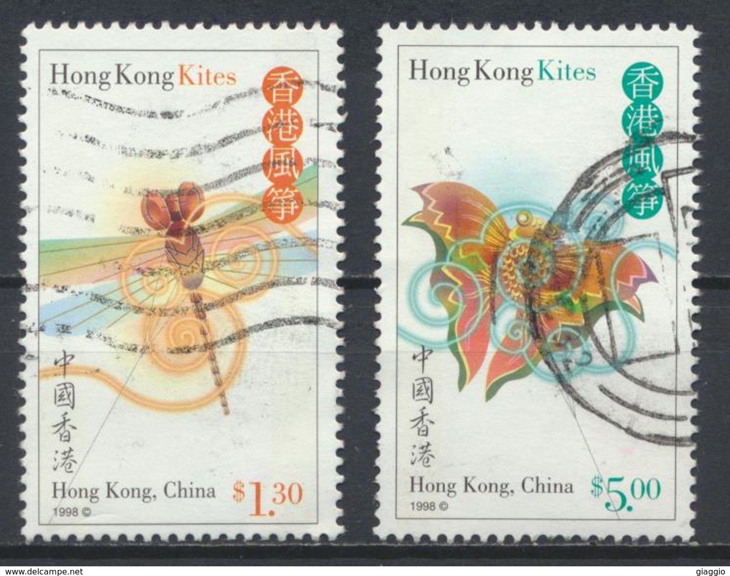 °°° HONG KONG - Y&T N°874/77 - 1998 °°° - Usati