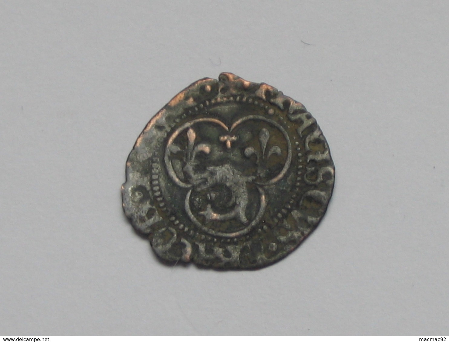 Double Tournois Du Dauphiné - 2 Lis Et Un Dauphin Dans Un Trilobe   ***** EN ACHAT IMMEDIAT ***** - 1515-1547 François 1er