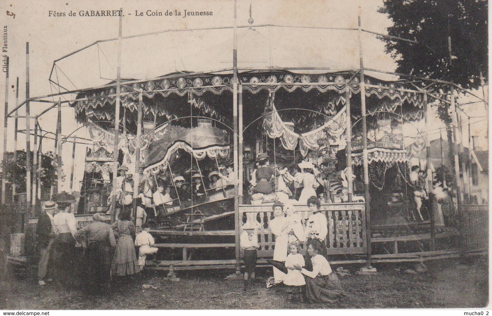 40 - FETES DE GABARRET - LE COIN DE LA JEUNESSE - BEAU MANEGE - Gabarret