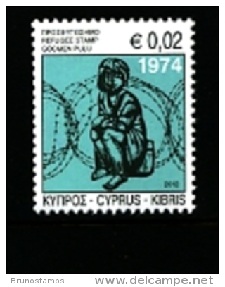 CYPRUS - 2012  REFUGEE FOUND  MINT NH - Unused Stamps