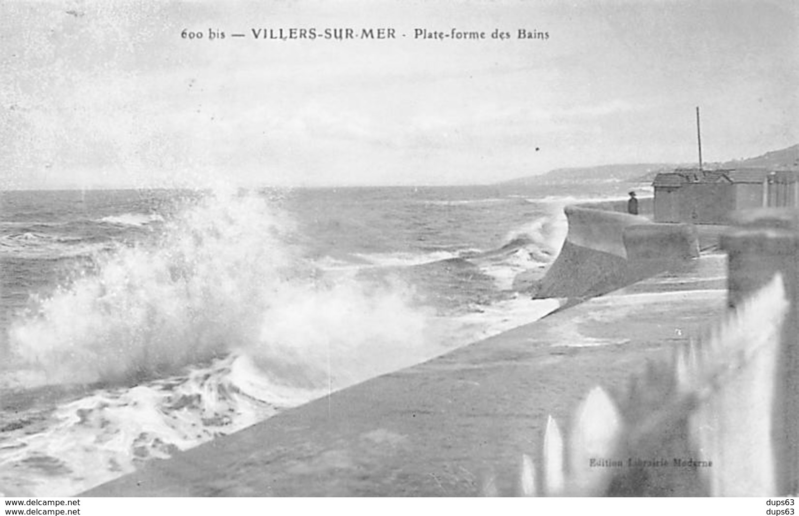 VILLERS SUR MER - Plate Forme Des Bains - Très Bon état - Villers Sur Mer