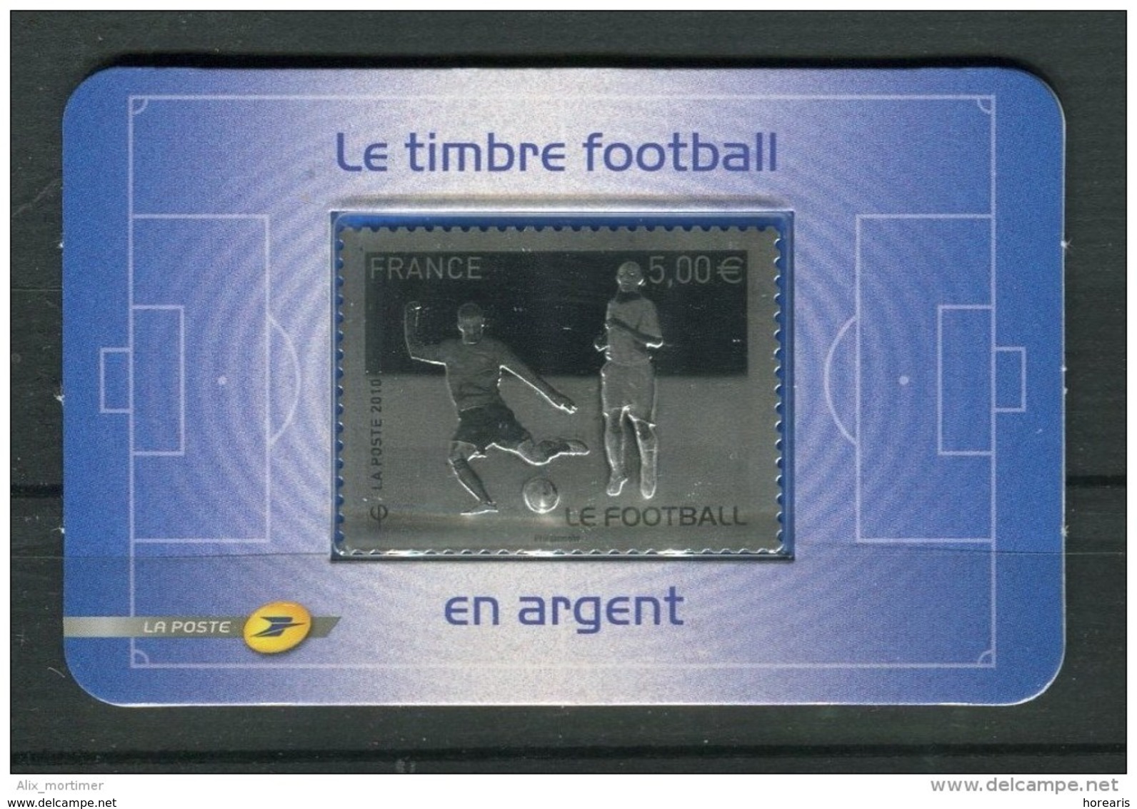 France - 2010 - LE TIMBRE FOOTBALL En Argent 999 Millièmes Autoadhésif Neuf++ -  2010 - 430 - Ungebraucht