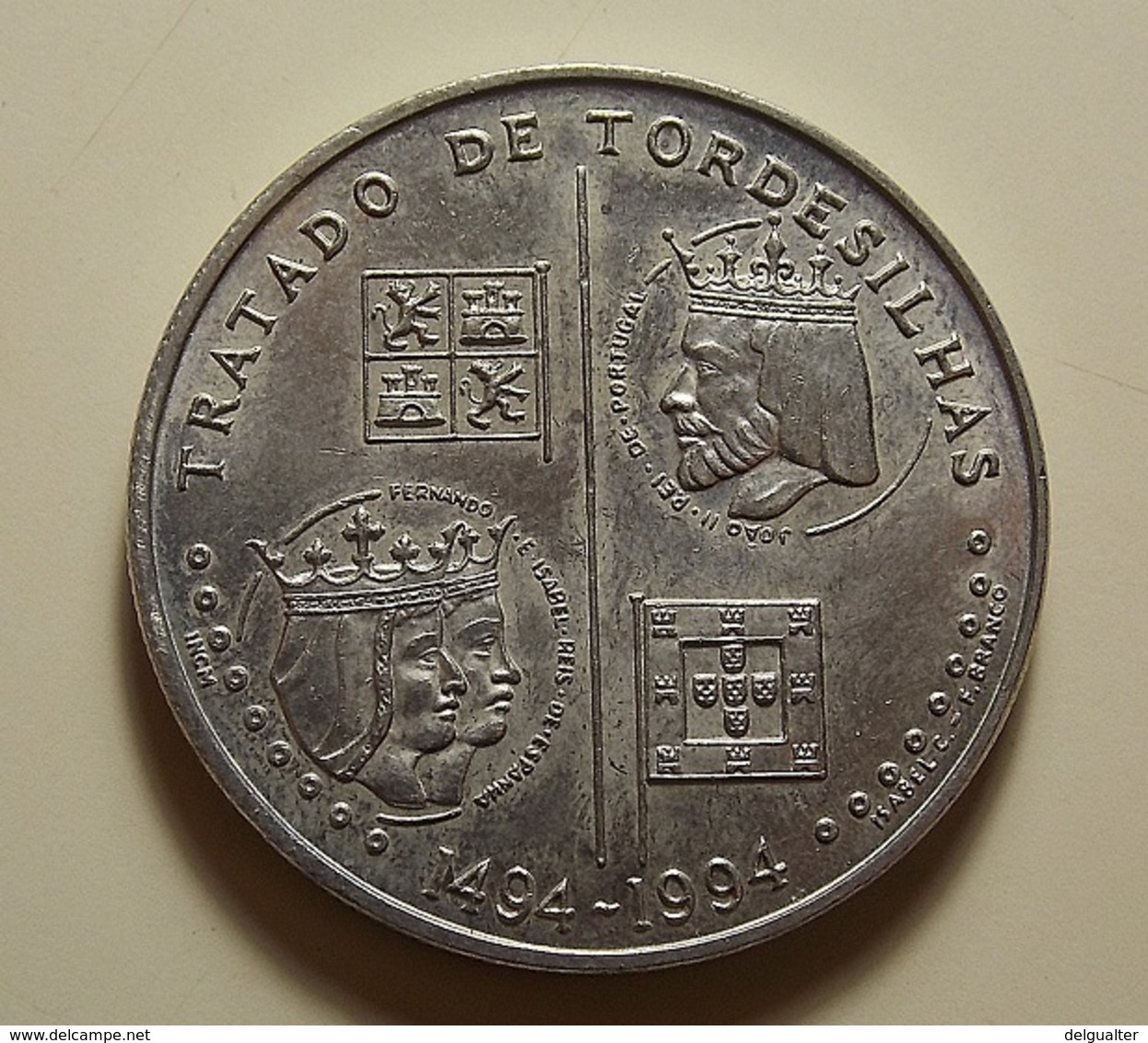 Portugal 200 Escudos Tratado De Tordesilhas - Portugal