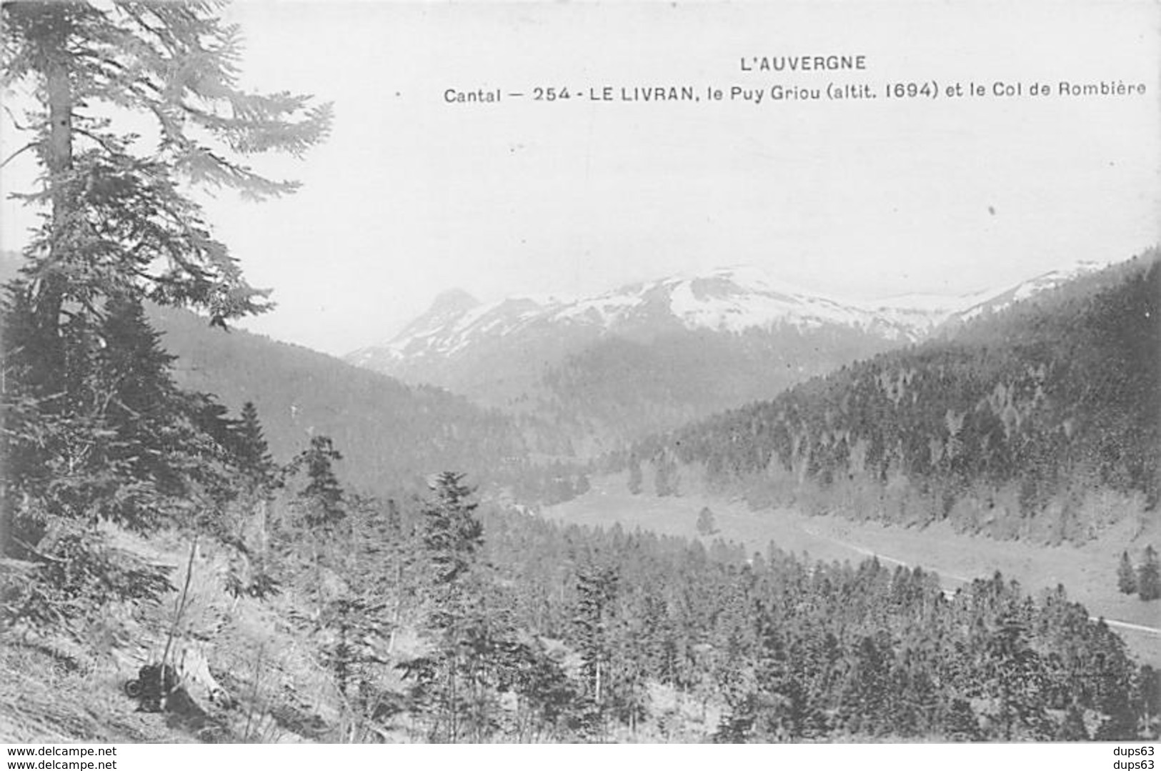 LE LIVRAN, Le Puy Griou Et Le Col De Rombière - Très Bon état - Autres & Non Classés