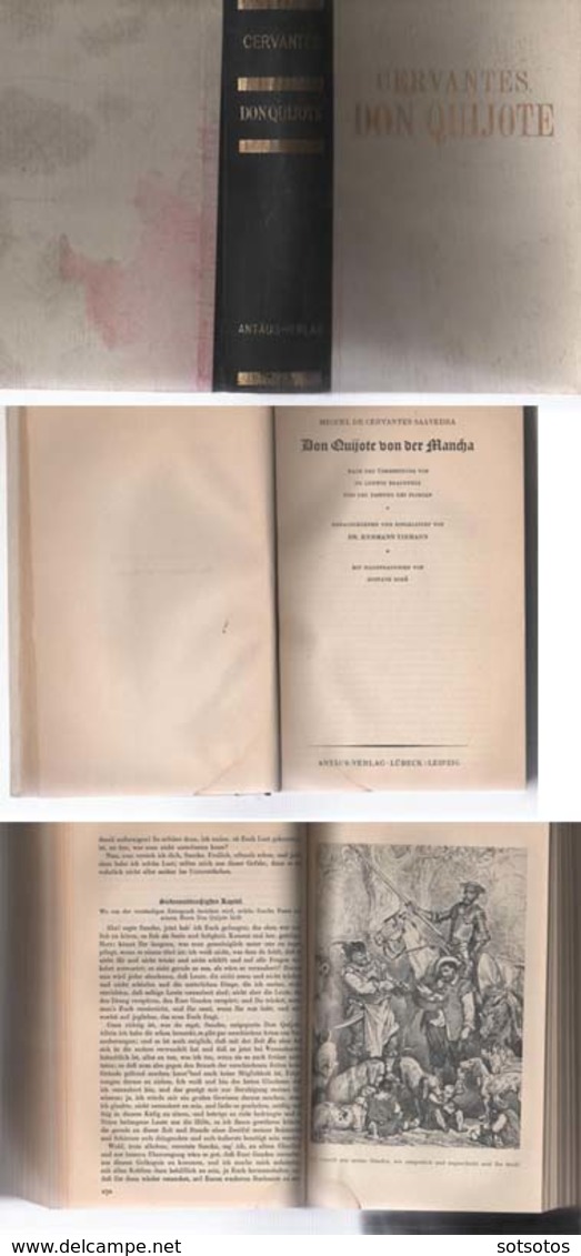 DON QUIJOTE: CERVANTES, Ed. ANTAUS-VERLAG -LUBECK/LEIPZIG  (1939) - Internationale Auteurs