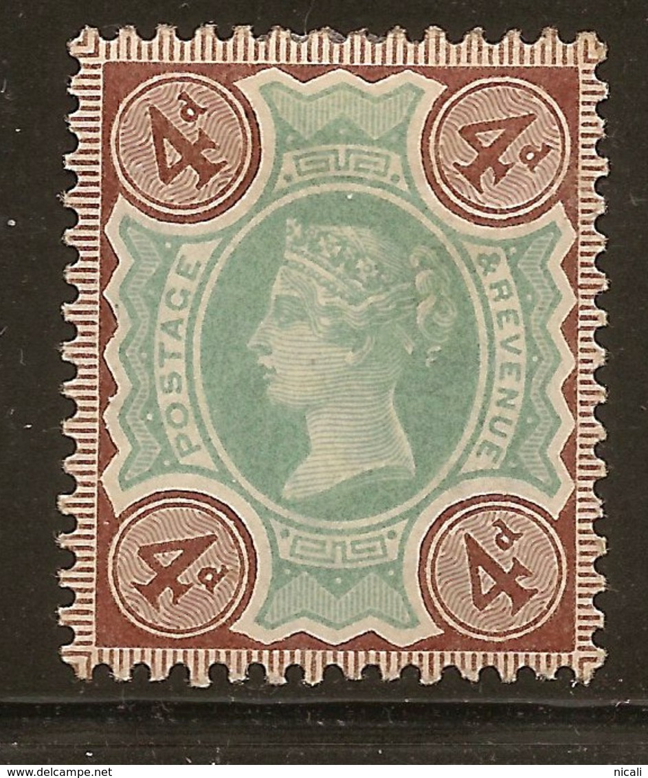 GB 1897 4d QV SG 205 HM #ARP142 - Ungebraucht