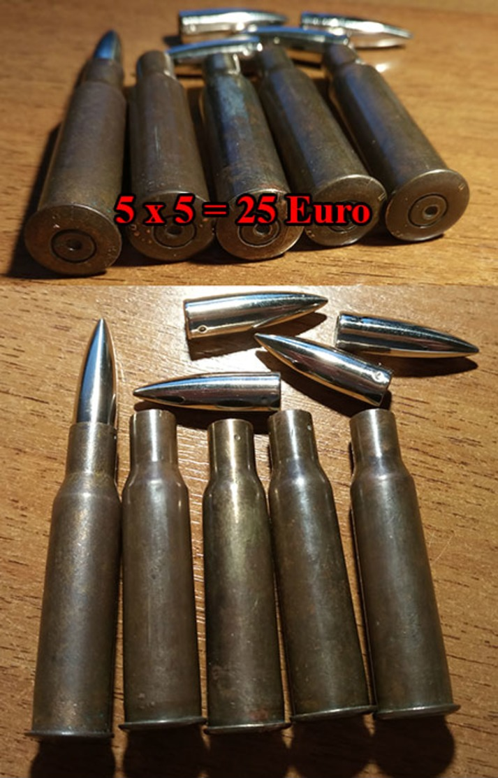 Lot - Un Ensemble Pour Assembler Des Mannequins RARE Pour Cartouches De Fusil Mosin 1917 - 5 Pieces - Armi Da Collezione