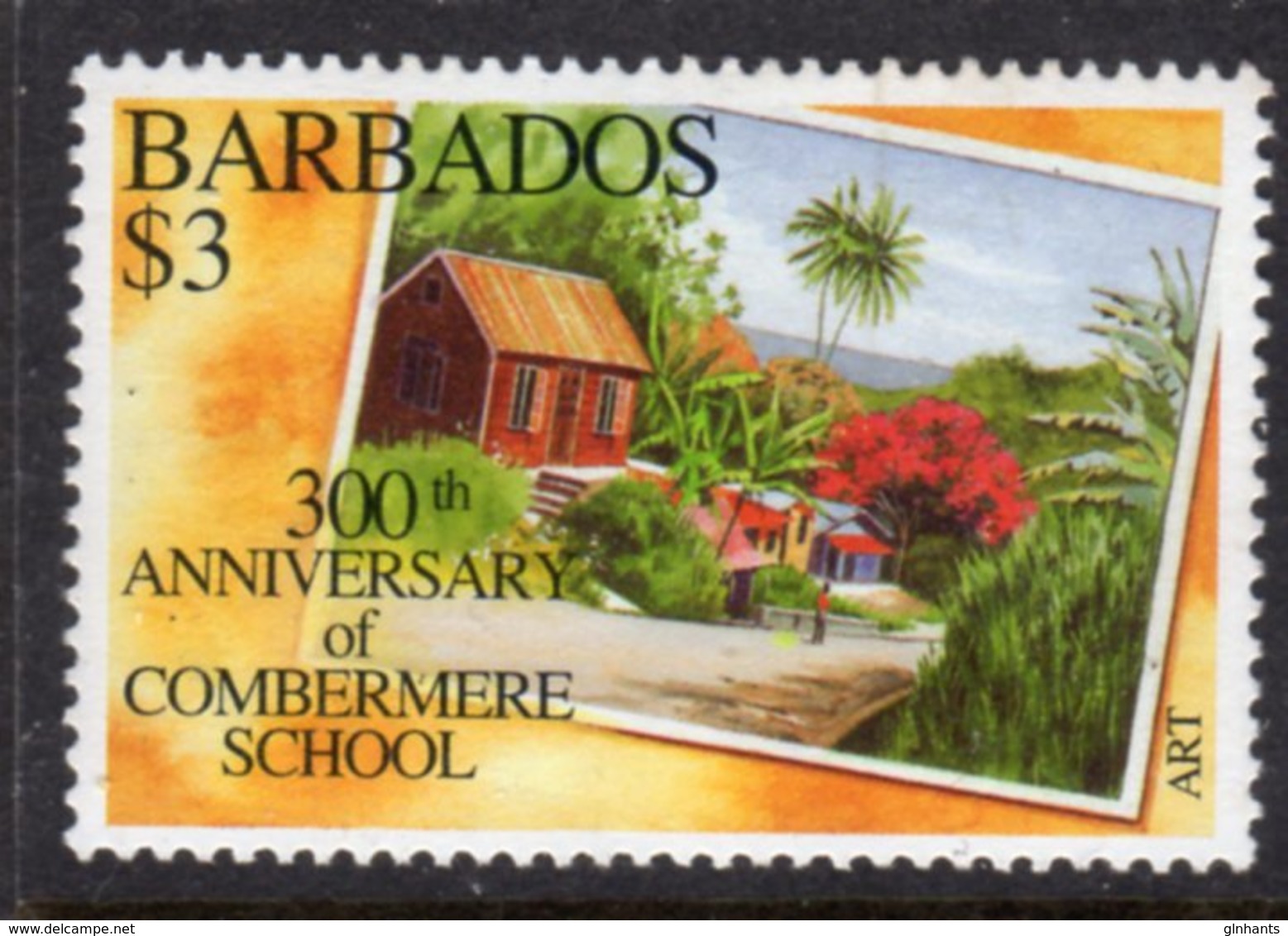 BARBADOS - 1995 SCHOOL ANNIVERSARY $3 STAMP FINE MNH ** SG 1056 - Barbados (1966-...)