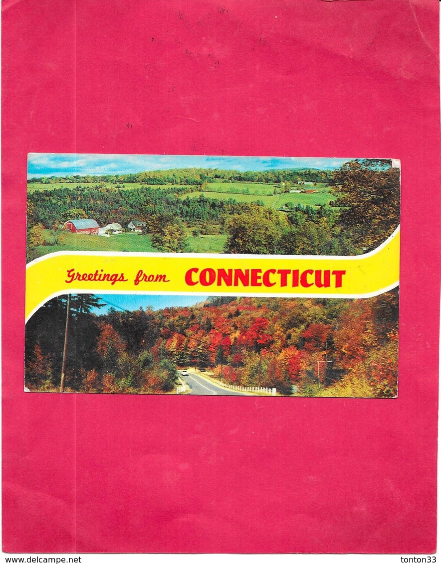 ETATS UNIS  -  Greetings From CONNECTICUT - MULTI-VUES  - BARA1 - - Autres & Non Classés