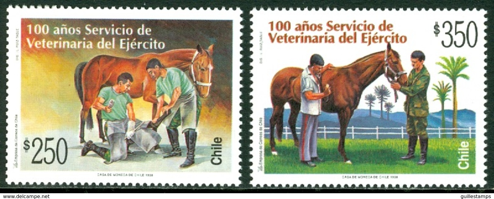 CHILE 1998 ARMY VETERINARY SERVICES** (MNH) - Chile