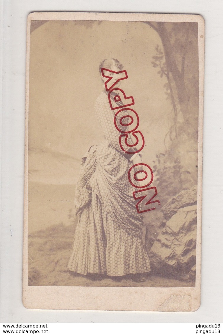 Au Plus Rapide CDV Photographe Dubut Angers Femme Robe Mode - Anciennes (Av. 1900)