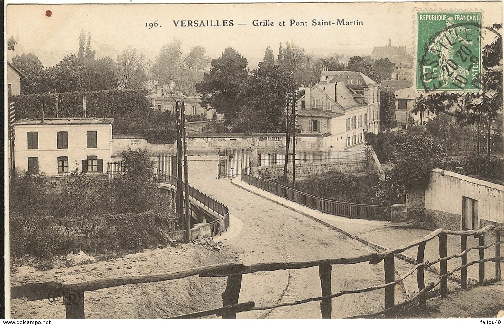 VERSAILLES Grille Et Pont Saint St Martin  183 - Versailles