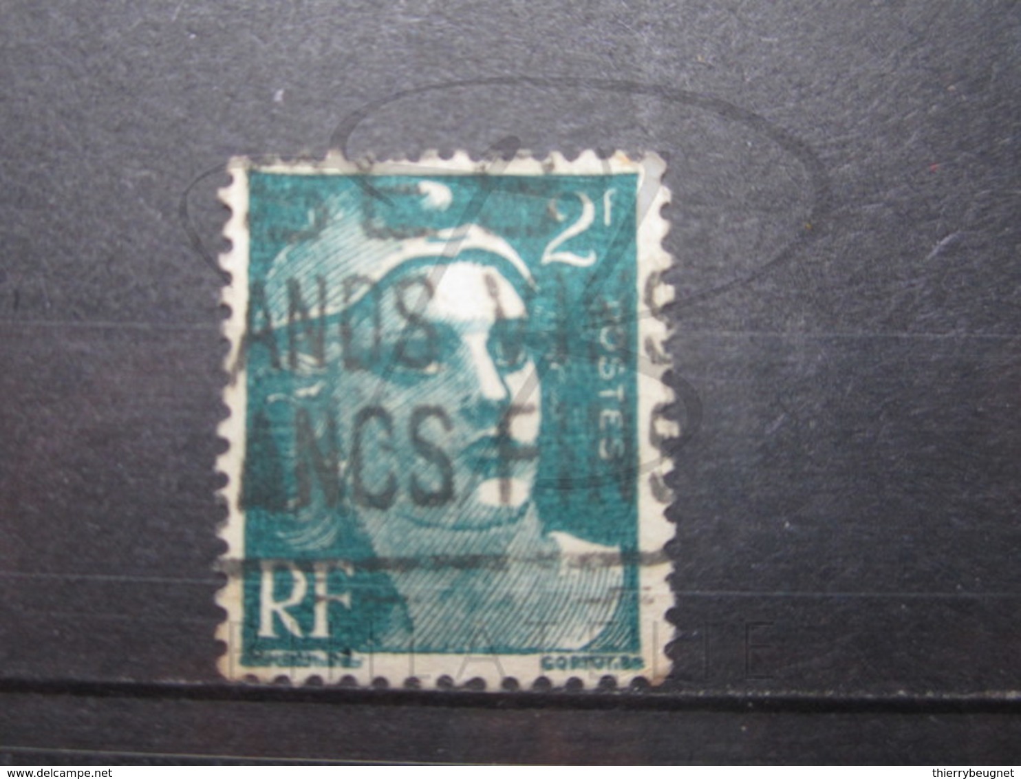 VEND BEAU TIMBRE DE FRANCE N° 713 , " 2 " MAIGRE !!! - Gebruikt