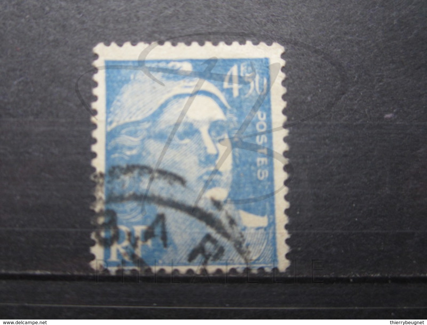 VEND BEAU TIMBRE DE FRANCE N° 718A , " 0 " BRISE !!! - Used Stamps