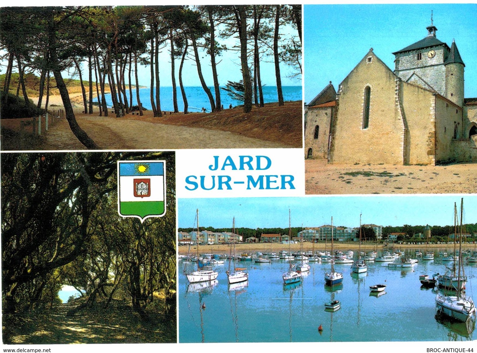 LOT N°844 - LOT DE + 35 CARTES DE JARD-SUR-MER