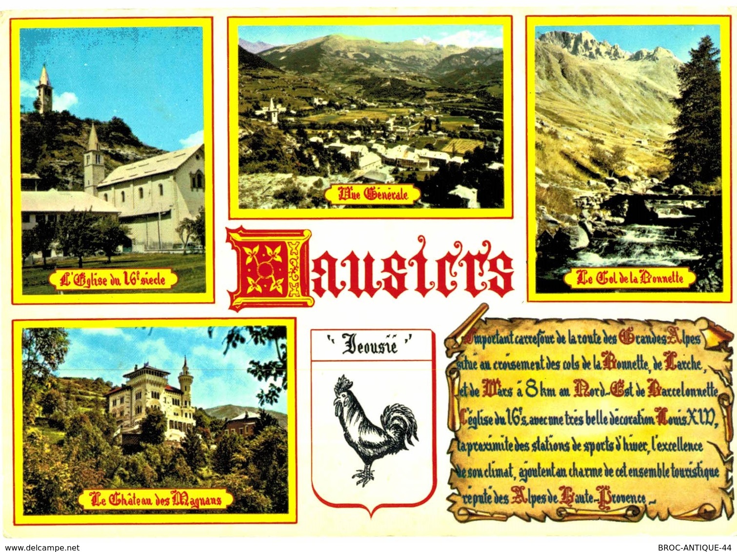 LOT N°845 - LOT DE 20 CARTES DE JAUSIERS