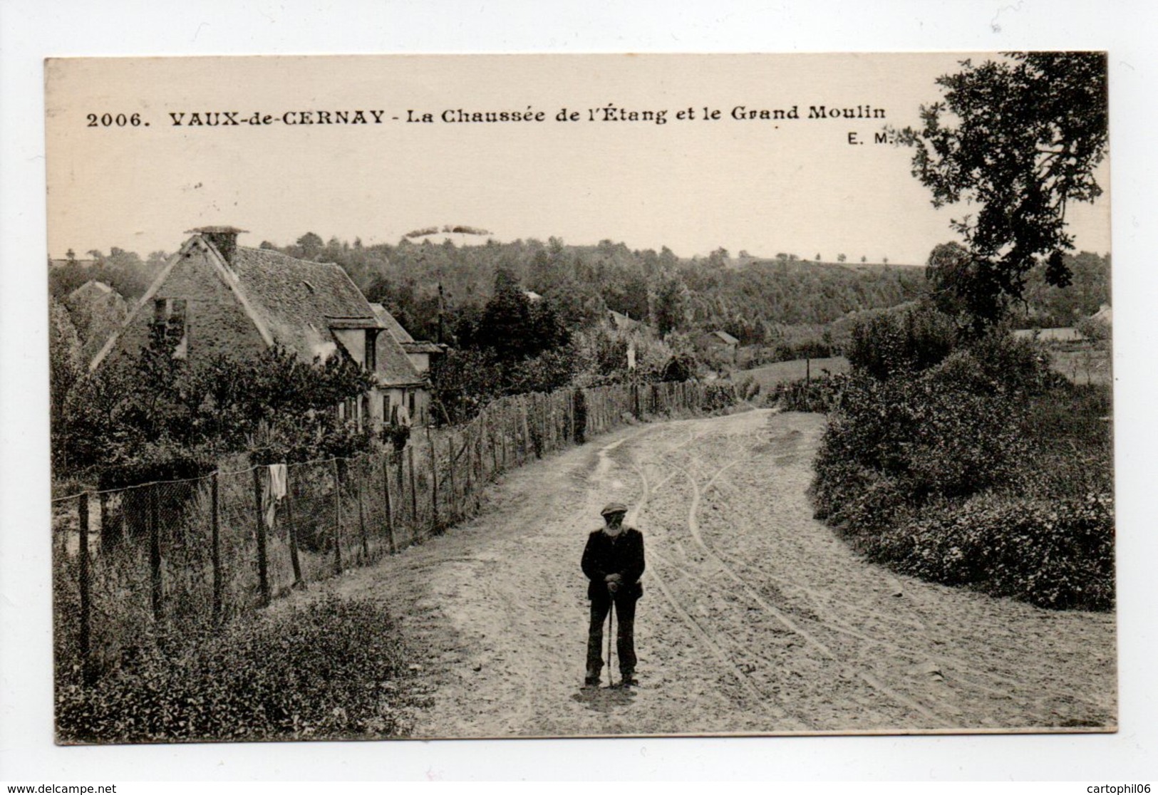 - CPA VAUX-DE-CERNAY (78) - La Chaussée De L'Etang Et Le Grand Moulin 1913 - Photo-Edition Malcuit 2006 - - Vaux De Cernay