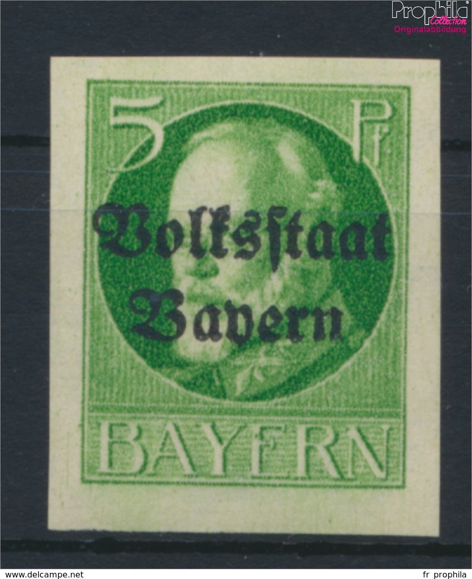 Bavière 117B Iv, Y Dans Bavière Sans Frottis Neuf Avec Gomme Originale 1920 King Ludwig Avec Surcharge (9277 (9277856 - Sonstige & Ohne Zuordnung