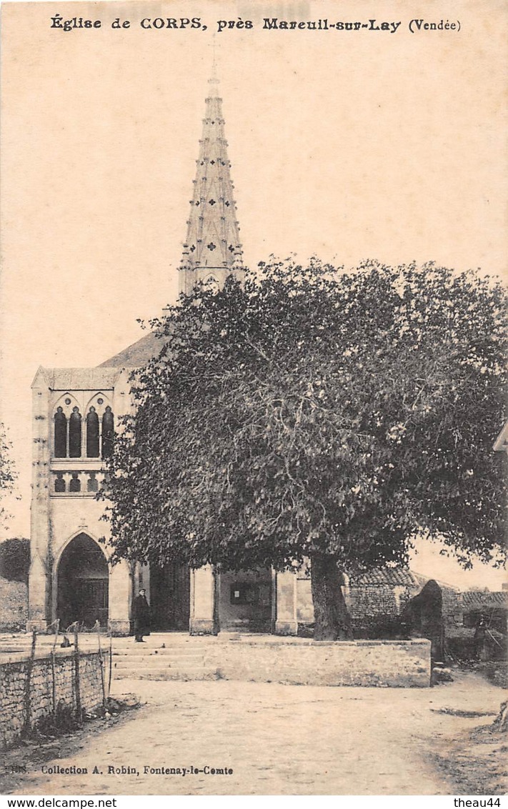 ¤¤  -   CORPS  Près De Mareuil-sur-Lay   -   L'Eglise   -  ¤¤ - Autres & Non Classés