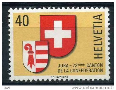 1978 Svizzera, 23° Cantone Giura , Francobolli Nuovo (**). - Nuovi