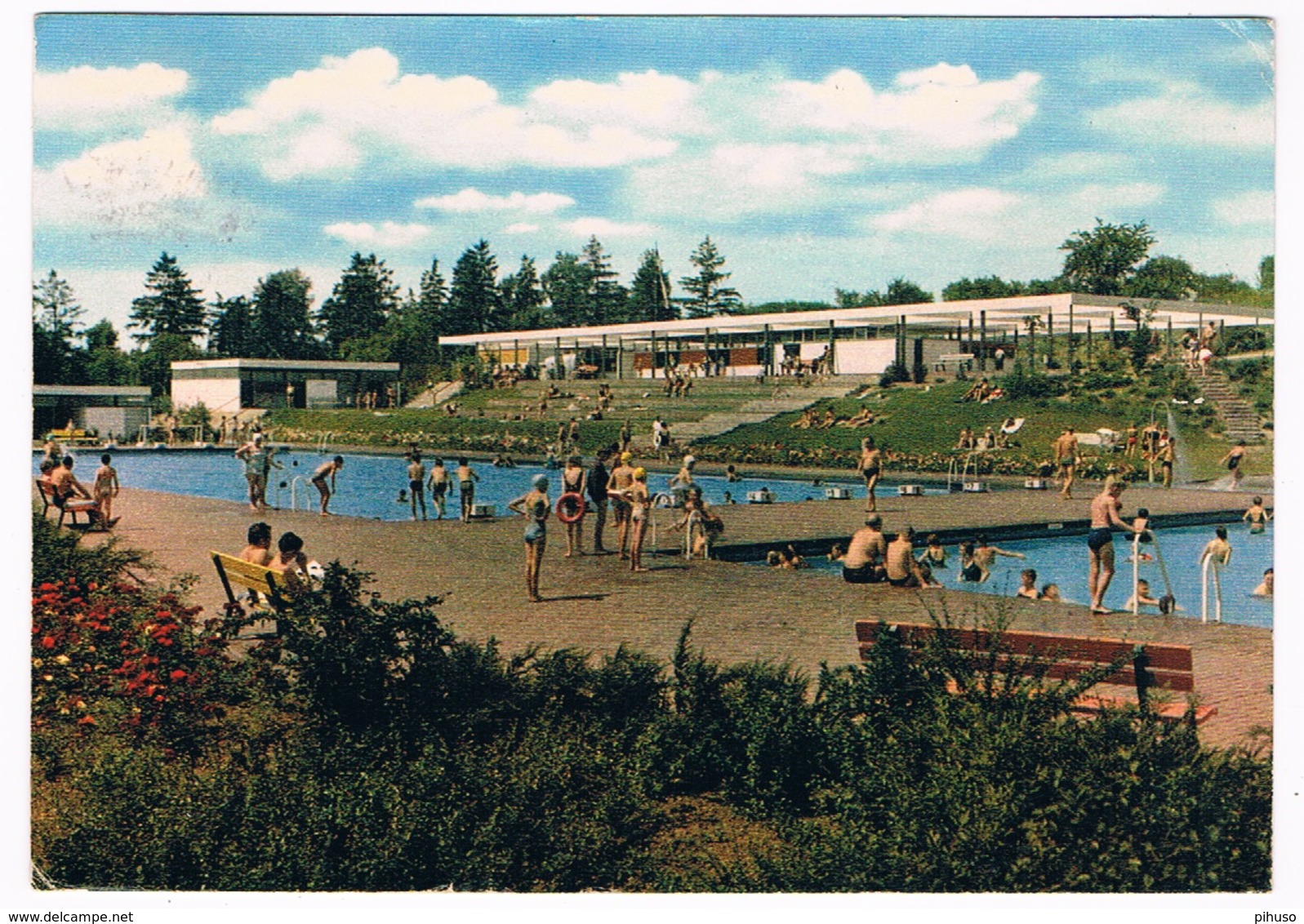 D-9078   LIMBURG A.d LAHN : Schwimmbad - Limburg