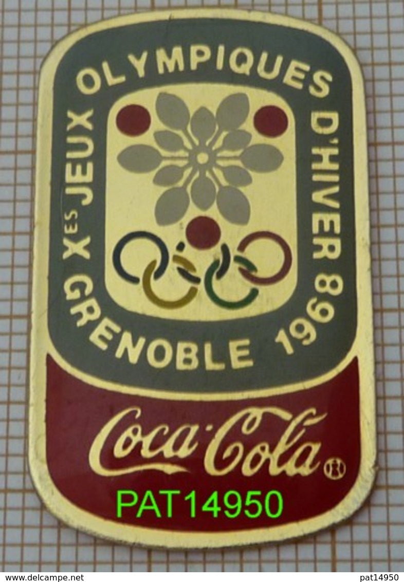 COCA JO GRENOBLE 1968 En Version EPOXY PREMIER TAIWAN - Coca-Cola