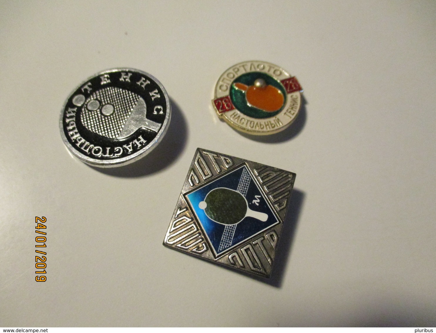 RUSSIA USSR , TABLE TENNIS  PIN BADGES  ,0 - Table Tennis