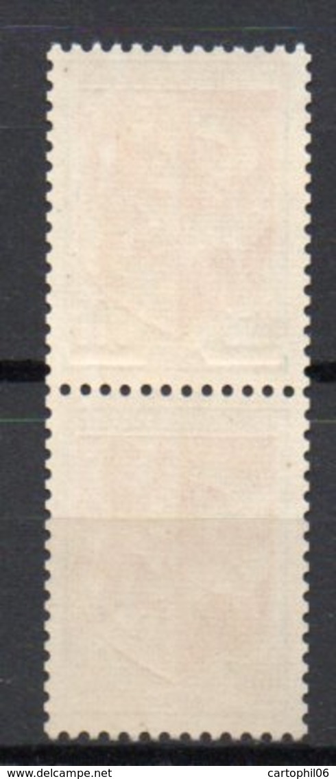 - FRANCE Variété N° 1468IIb - 5 C. Armoirie Auch 1966 - QUEUE DU LION COUPÉE Tenant à Normal - Cote 12 EUR - - Neufs