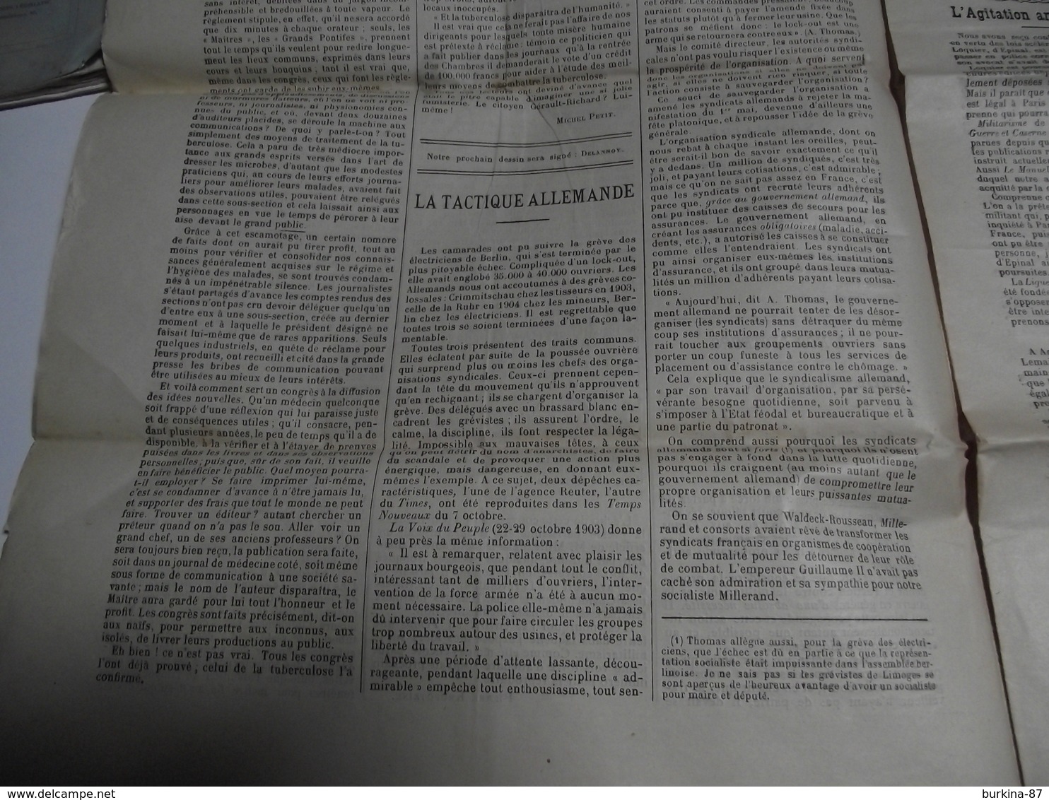 Les TEMPS NOUVEAUX , 28 Octobre 1905, Ex  Journal  La Révolte - Informations Générales